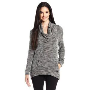 Bench Inject Cowl Neck Textured Pullover Sweater S